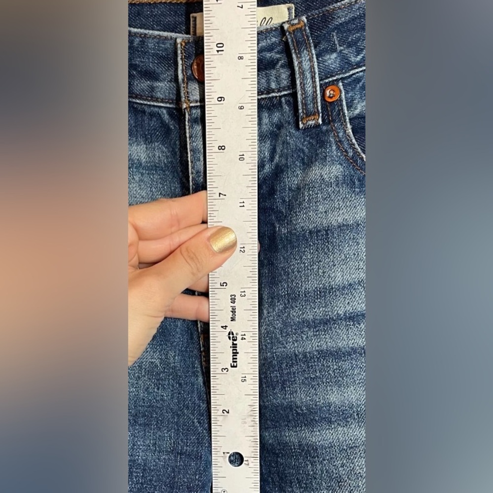 Madewell Jeans Women 23
Low Slung Baggy Loose Wide Leg Button Fly Casual Denim - Picture 6 of 8